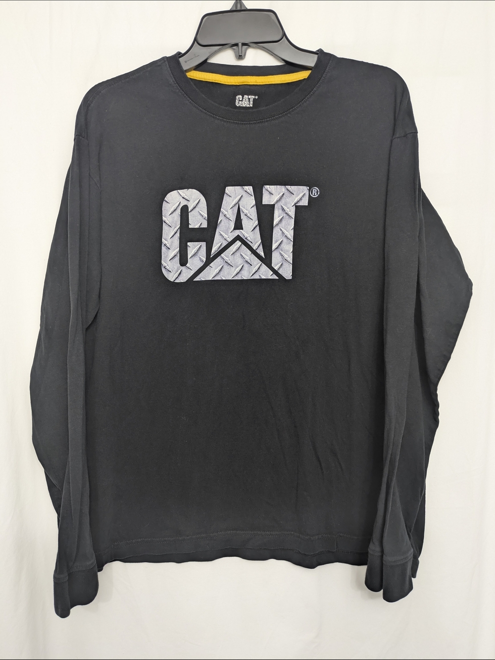CAT Caterpillar Long Sleeve Graphic Logo Tee Youth Large